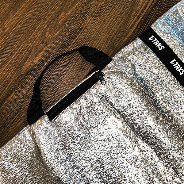 Etaks Skate Bag Silver Chrome