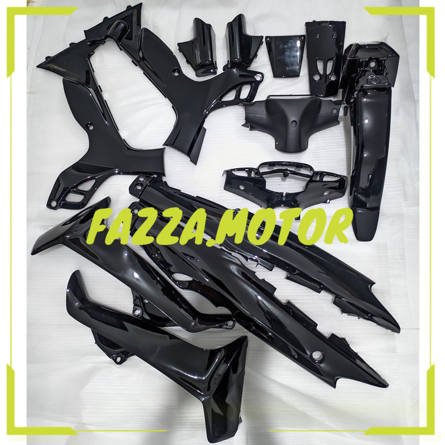 Full Body Vega R Old Lama 2004 2005 Hitam WIN | complete set bodi lengkap komplit kasar halus motor 