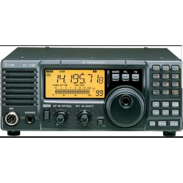 ICOM IC-718 SSB HF RADIO ICOM IC 718 GARANSI ICOM IC 718 HF ICOM