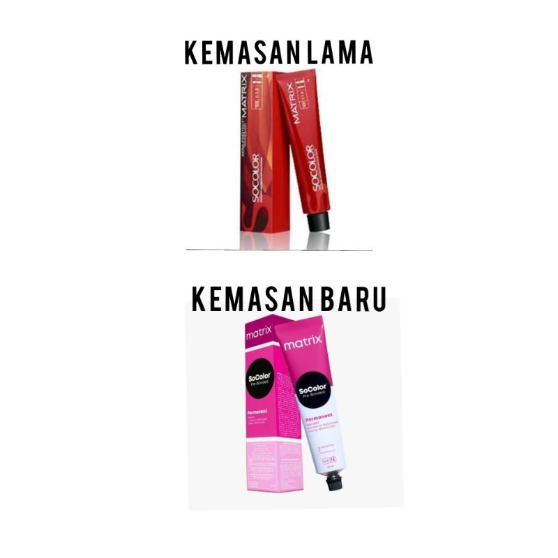 MATRIX SOCOLOR WARNA TERANG ( CAT RAMBUT ) / PAKET MATRIX SOCOLOR + OKSIDANT