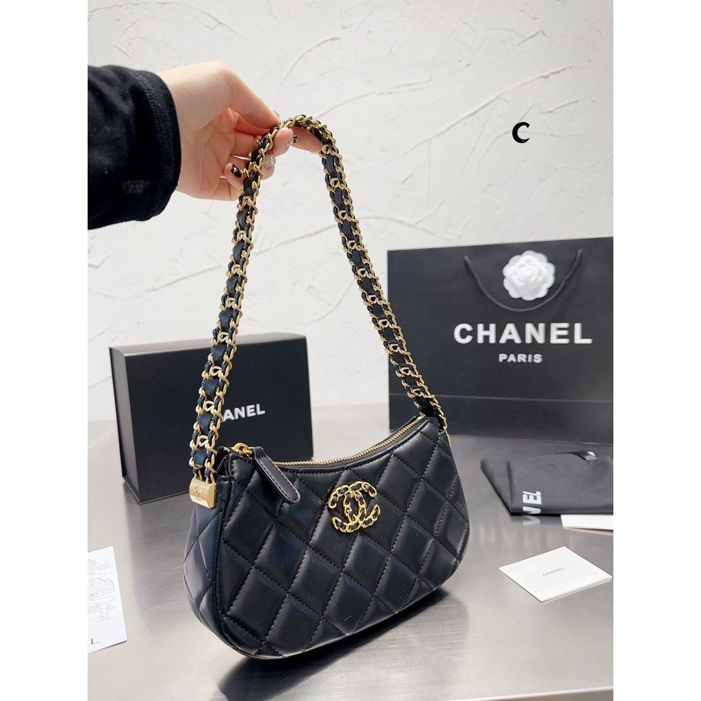 Chanel  19 Underarm Bag Hobo Bag Handheld Shoulder Bag for Women  (with Box)