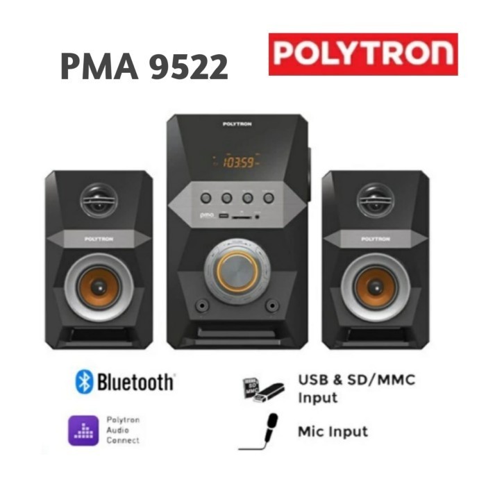 POLYTRON PMA 9522 / PMA9522 SPEAKER BLUETOOTH KARAOKE