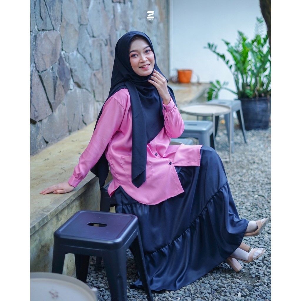 Tunik Casual Wanita Fashion Muslimah Syari