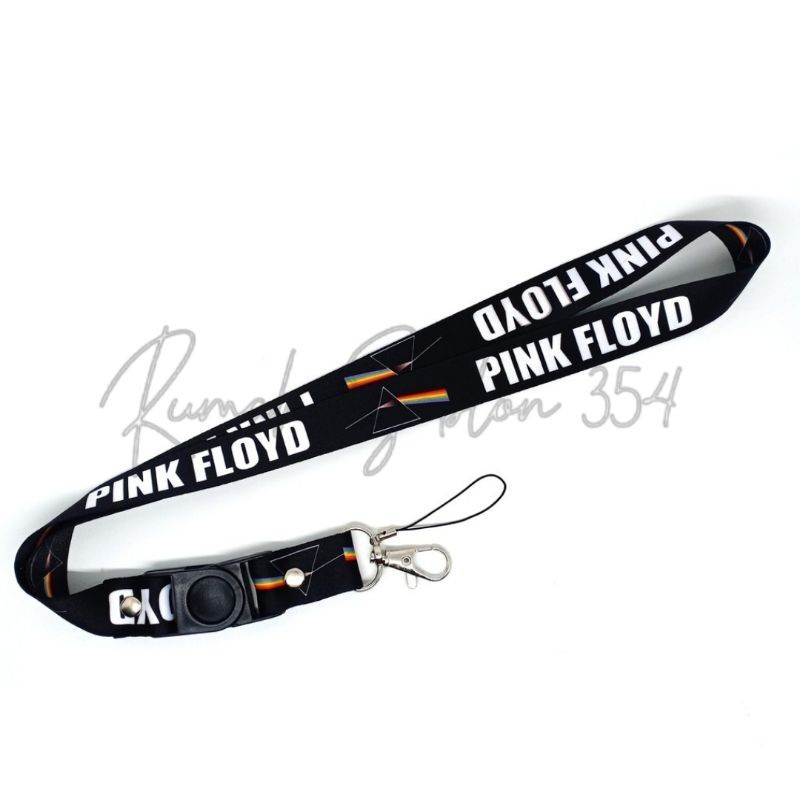 

gantungan kunci PINK FLOYD / lanyard band metal musik rock / tali lanyard name tag id card kartu nama