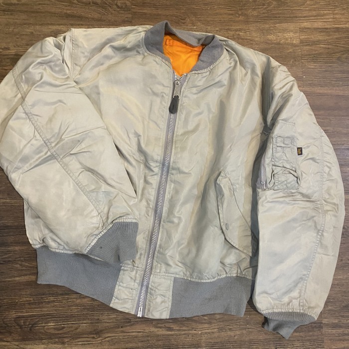 alpha industries bomber revisible jacket original