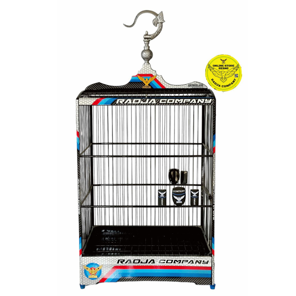 [SANGKAR RADJA] SANGKAR KOTAK DECAL RMI KENARI RUJI FIBER 0,5 MM TERBARU SANGKAR BURUNG BERKUALIATAS