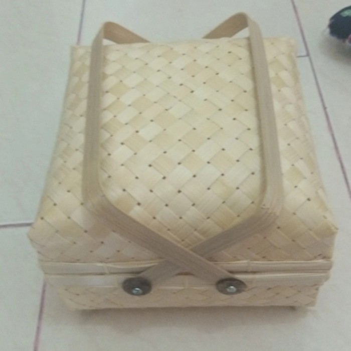 

keranjang / sakose jinjing / hampers jinjing / besek kaki tangkai 30cm - 30