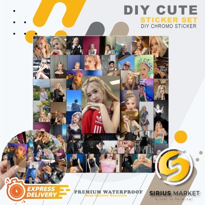 

45 PCS Stickers Rose Park Girl Group Blackpink Sticker Waterproof