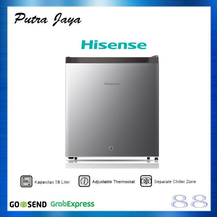 Kulkas Mini Portable Hisense 58L RR68D4IGN Minibar