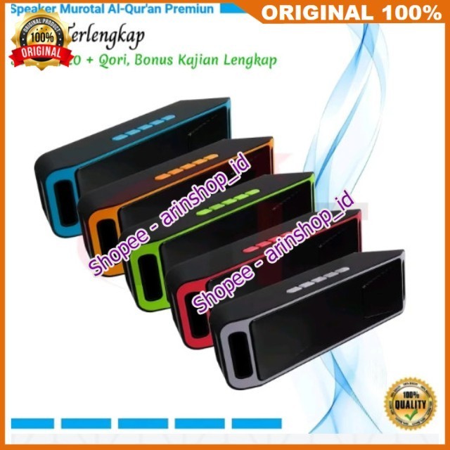 Speaker Bluetooth Stereo Musik Wireless A2DP/SC208 MEGABASS 100% ORIGINAL