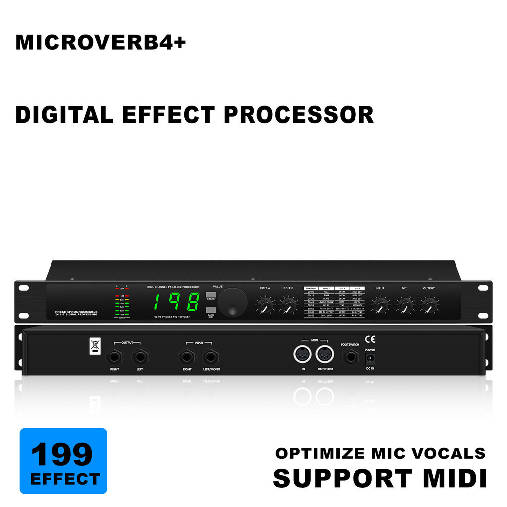 EFEK VOCAL MICROVERB 4+ EFFECT VOCAL KUPING BESI AUDIO effector efek vokal