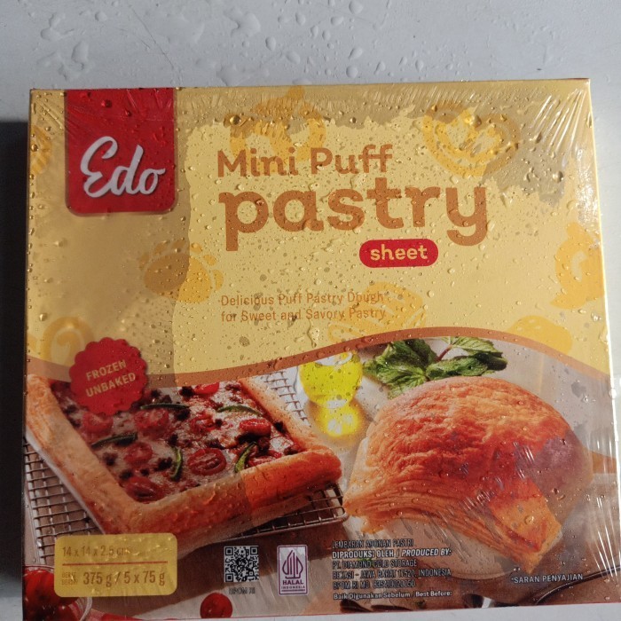 

edo mini puff pastry sheet 375gr