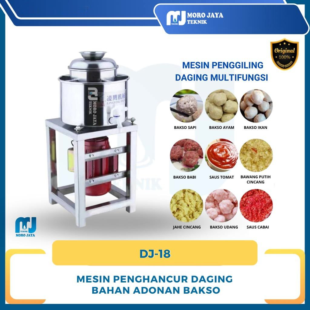 MESIN PENGGILING DAGING ALAT PENGHANCUR DAGING BAHAN ADONAN BAKSO DJ-18