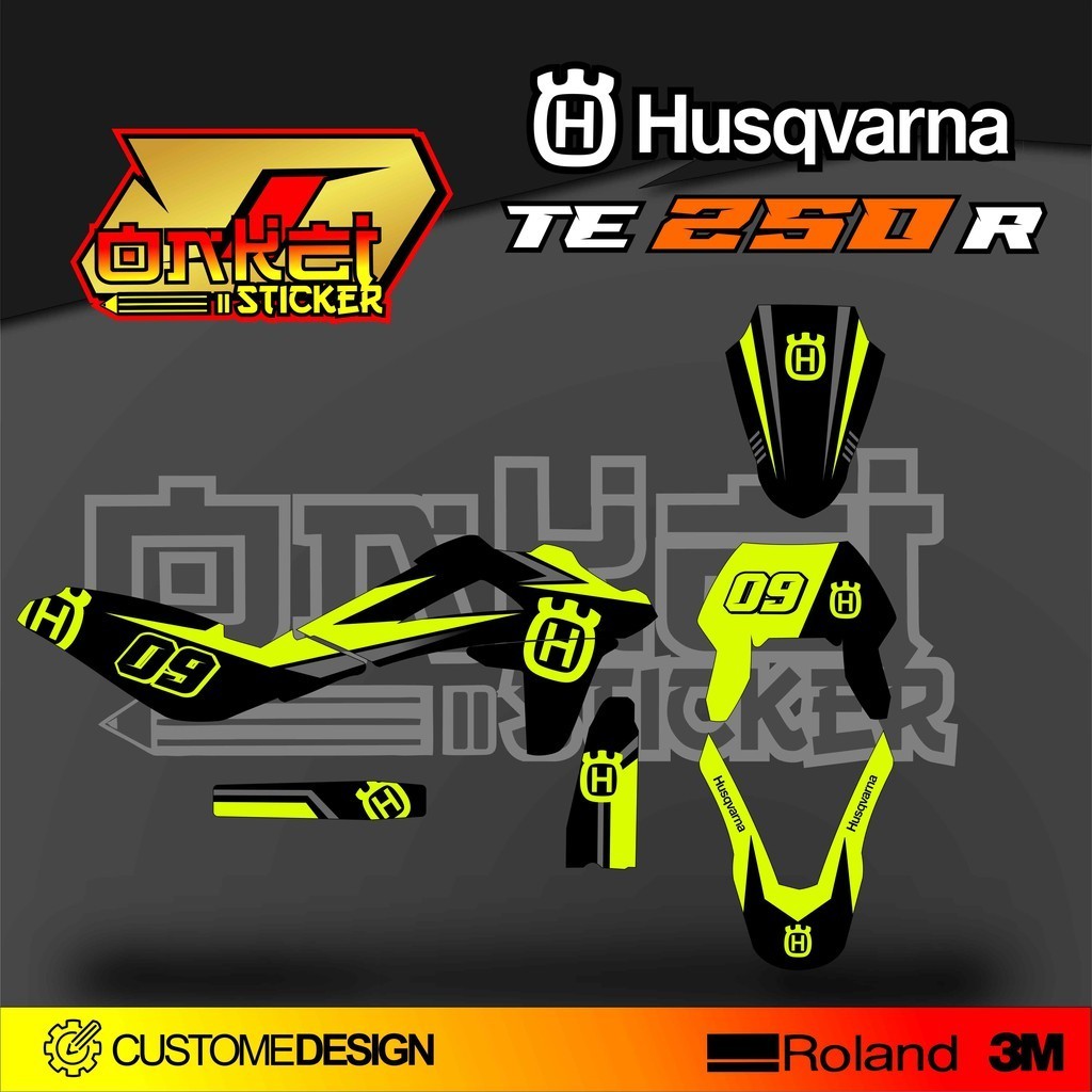 DECAL HUSQVARNA TE 250 R STB
