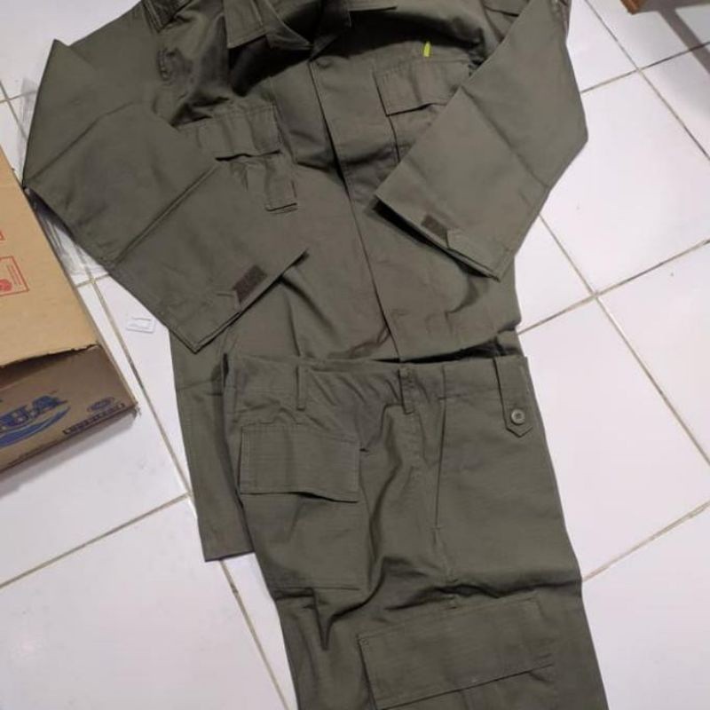(RAZMIL)) seragam pdl hijau brimob original