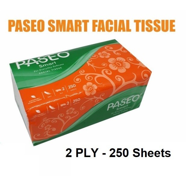 TISSUE PASEO SMART 250 Sheets TISU TISSU TISUE Facial Kotak - MURAH