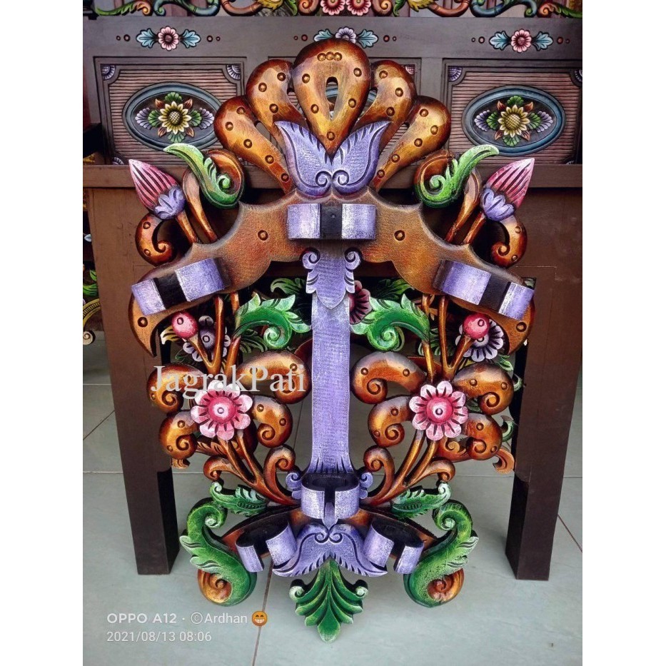 blawong keris isi 1 ukir kembangan jepara