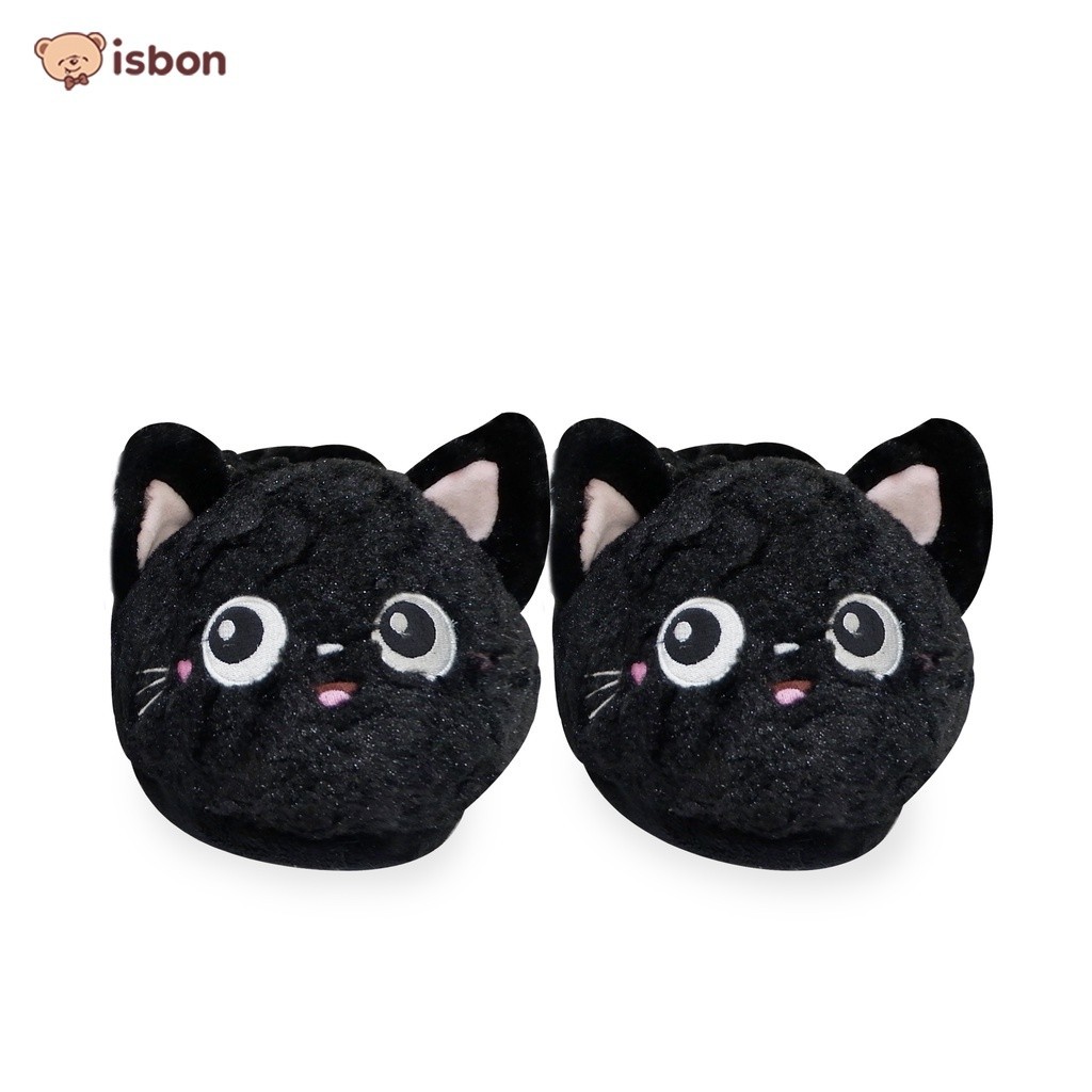 Sandal kamar boneka  kucing Cat Mono Poly  selop sendal rumah indoor slipper bahan bulu lembut lulus
