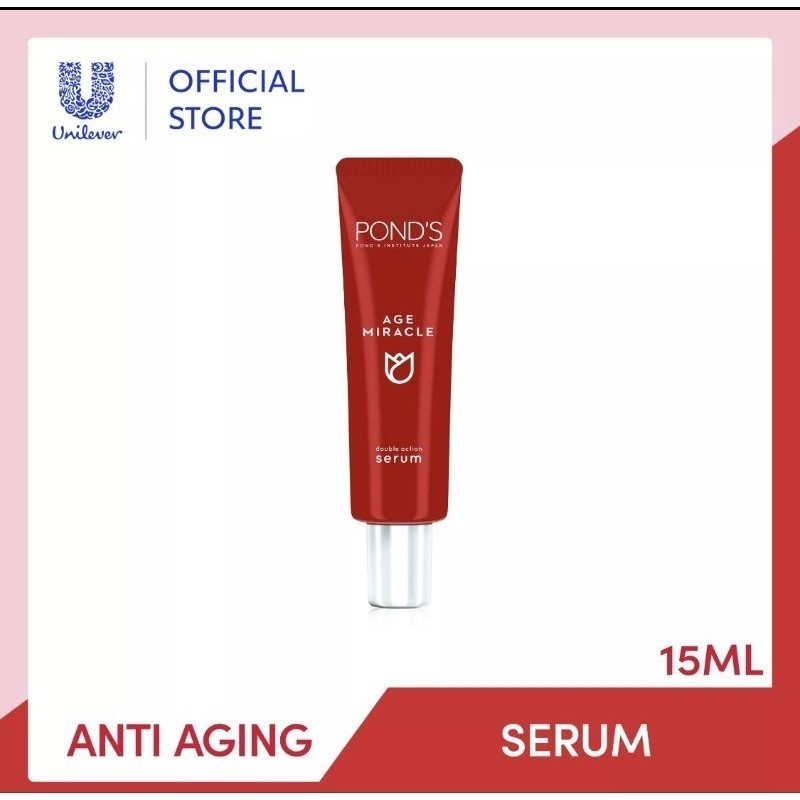 POND'S AGE MIRACLE DOUBLE ACTION SERUM 15ML  | SERUM WAJAH POND'S \\