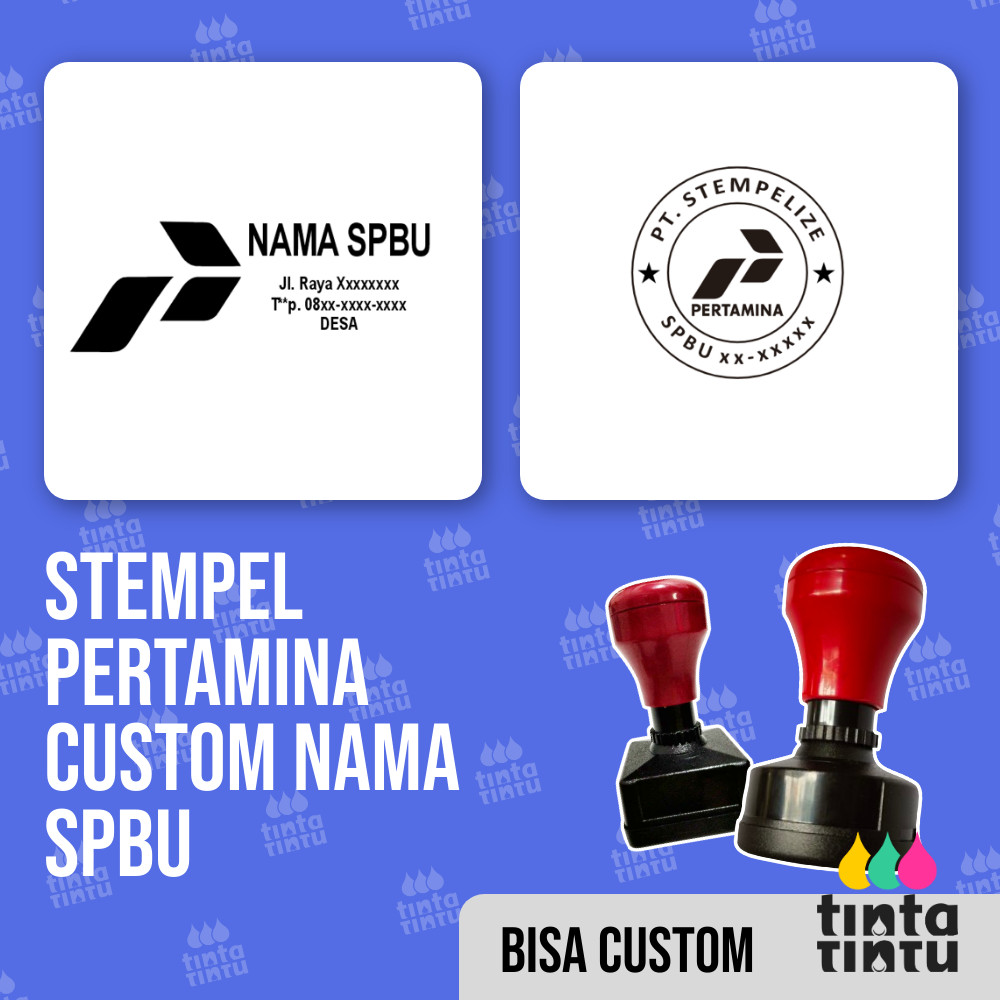

Stempel Pertamina Custom Nama SPBU