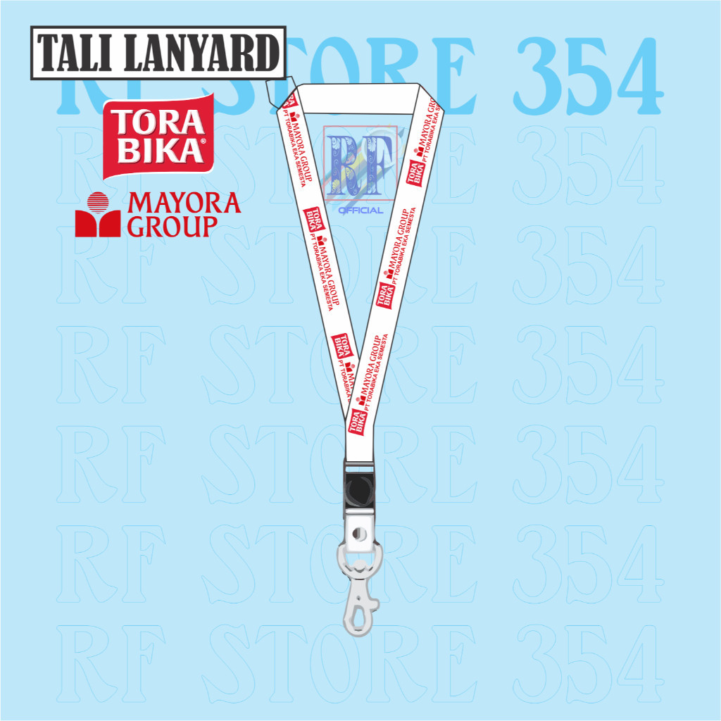 TALI LANYARD MAYORA TORABIKA LOGO - TALI ID CARD KOPI TORABIKA PT MAYORA GROUP | LANYARD MAYORA PT T