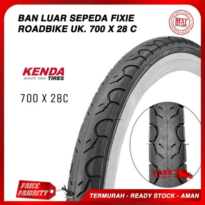 Ban Luar Sepeda Kenda FIXIE roadbike uk 700 x 28c 700x28c