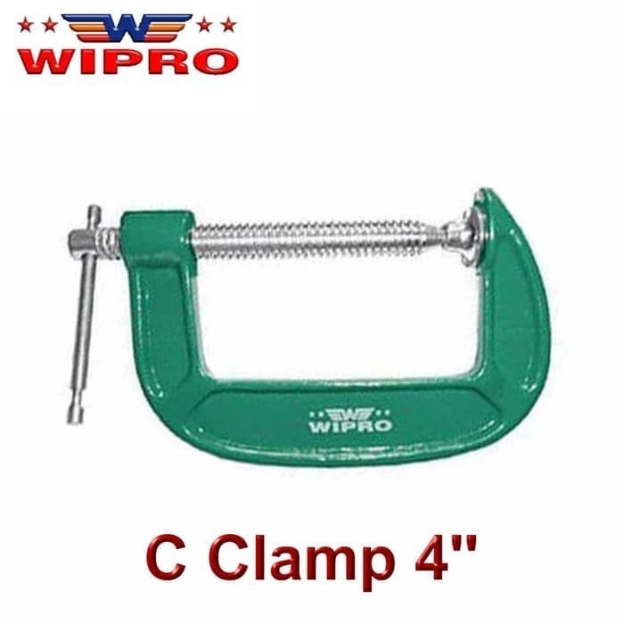 KLEM C CATOK C CLAMP C JEPIT KAYU 4 INCH WIPRO 4"