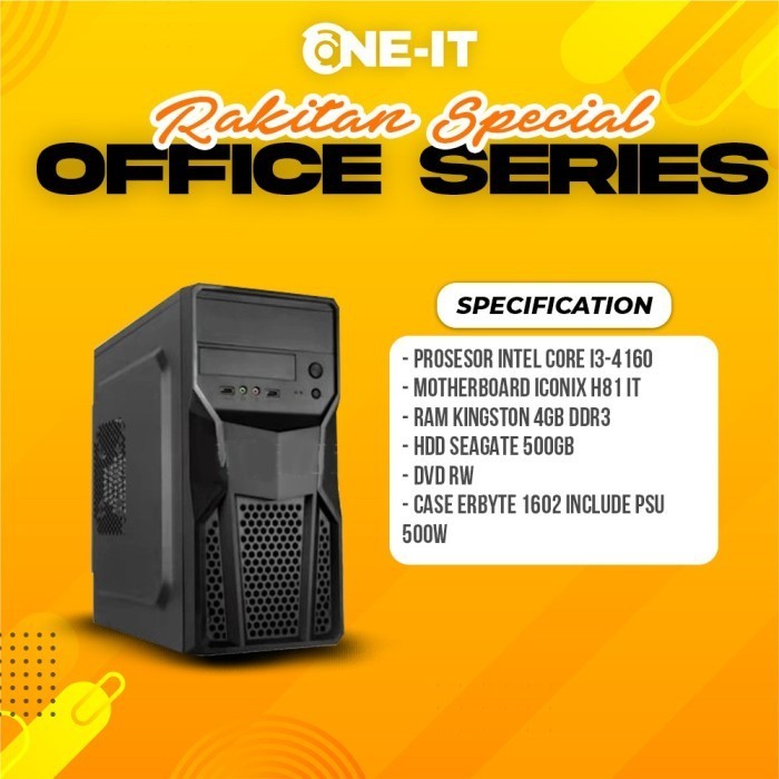 PC OFFICE Intel Core i3-4160 | RAM 4GB DDR3 | HDD 500GB