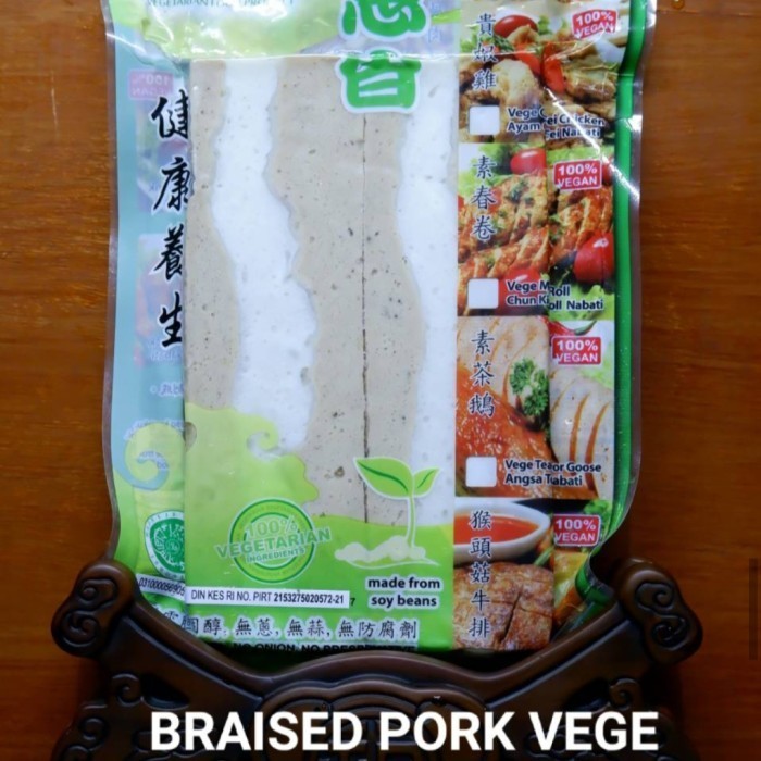 

Tian En Xiang Braised Pork Belly 2 lembr Daging Babi Semur Vegetarian