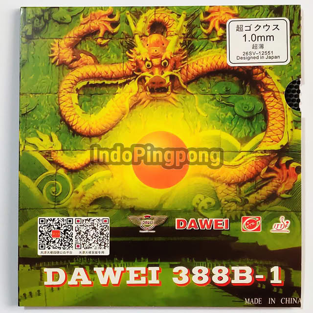 Dawei 388 B-1 1.0 - Short Pips Bintik Serang Pendek 388B