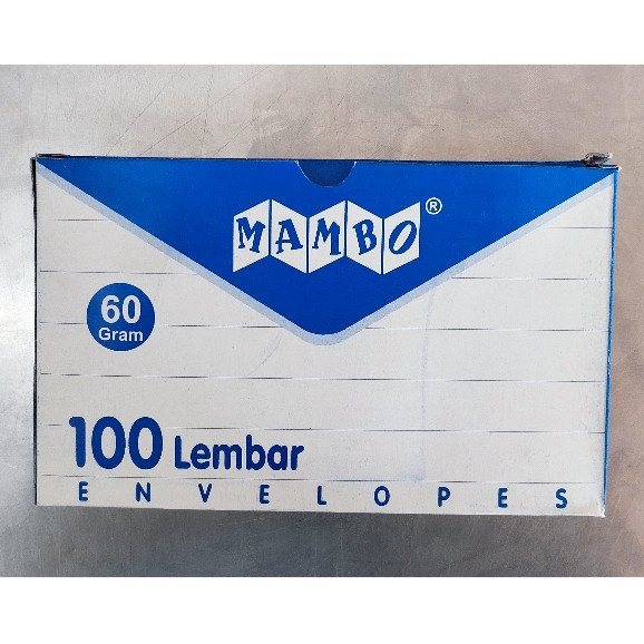 

AMPLOP MAMBO TANPA LEM NO.104 60GSM 1 BOX