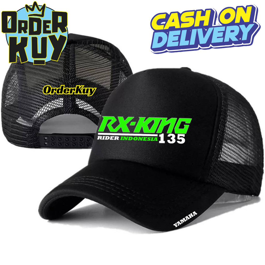 OrderKuy Topi Trucker RX-KING - Topi Distro RX-KING Logo - Topi RX-KING Premium - Topi Pria Dewasa -