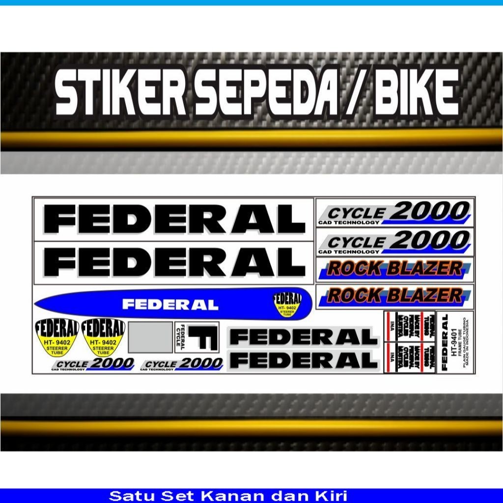 STERIPING/SETICKER VARAESI SEPEDAH FEDERAL LIST
