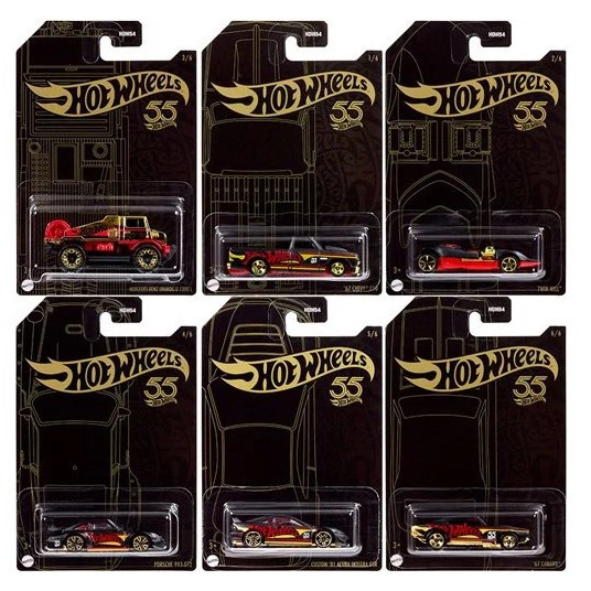 Hot Wheels 55th Anniversary Pearl & Chrome 2023 Mercedes-Benz Unimog U 1300L Porsche 993 GT2 Custom 