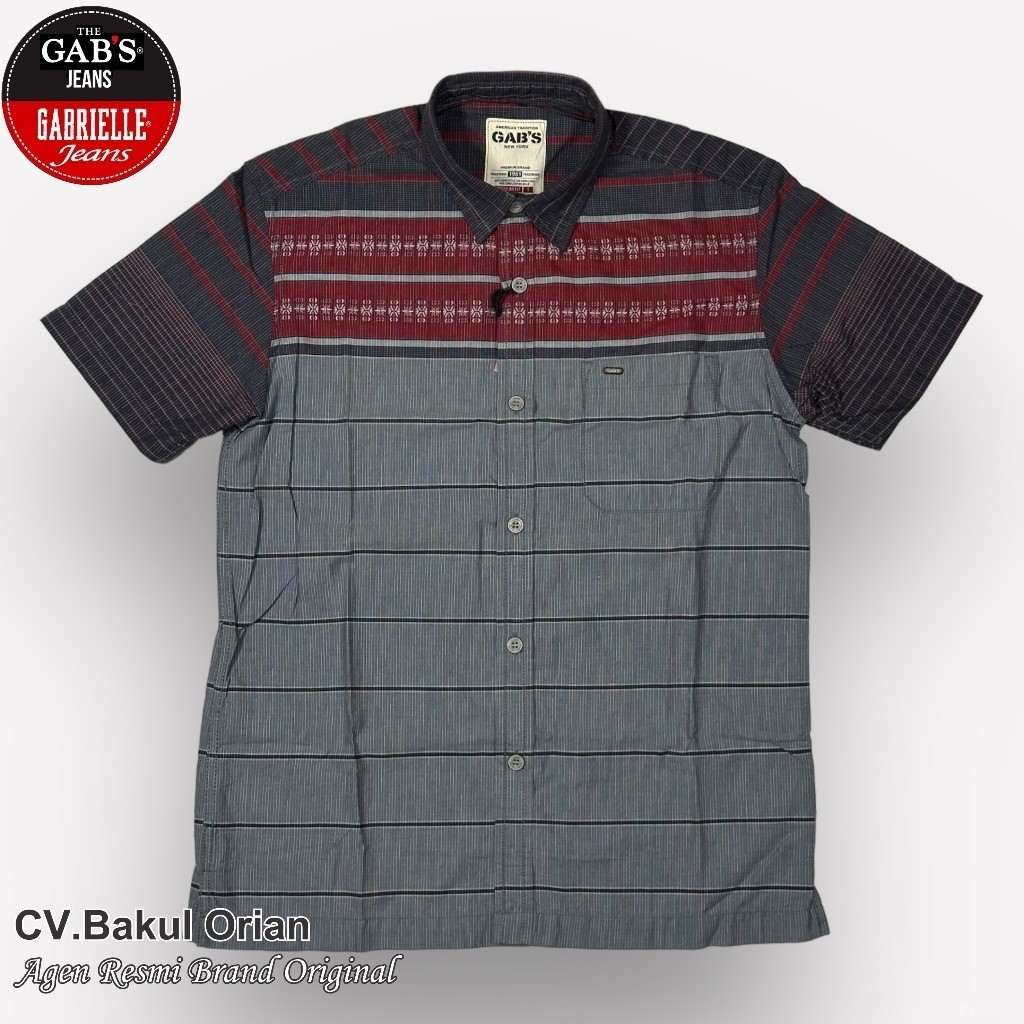 GABRIELLE Kemeja Pria Baju Cowok Gab's Gabrielle GBL Original - GAA2230