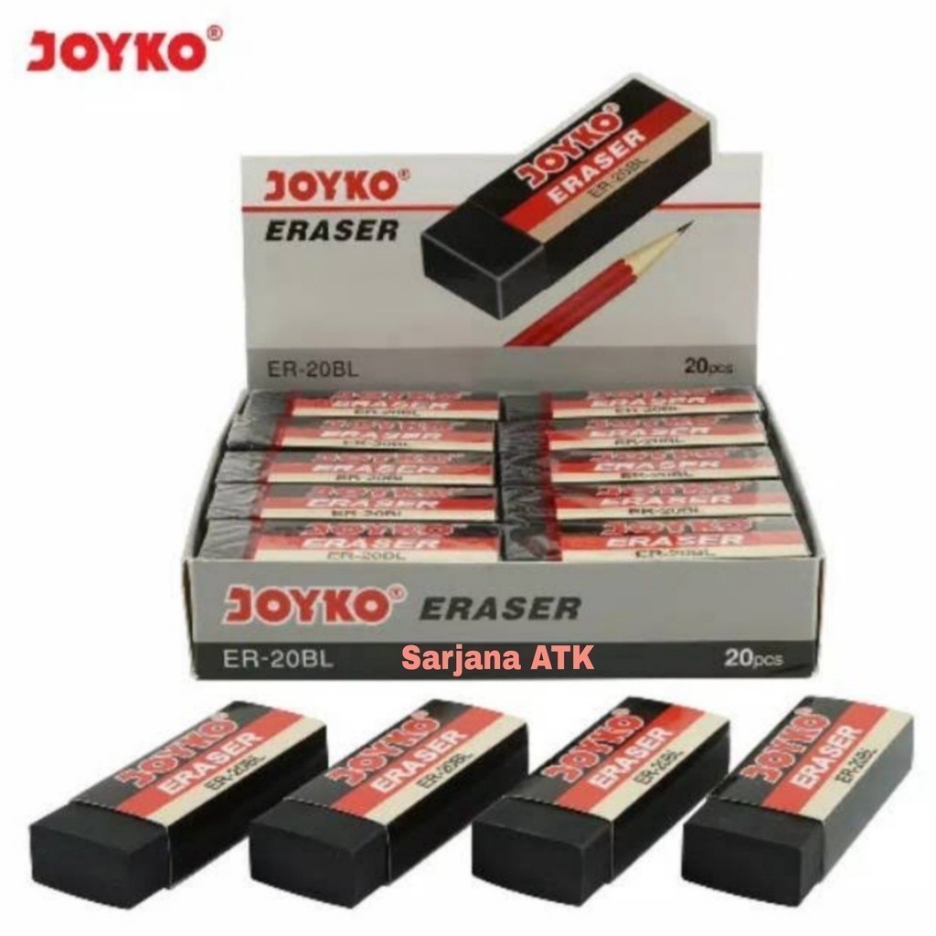 

Penghapus / Eraser / Stip Joyko ER-20BL Hitam Besar