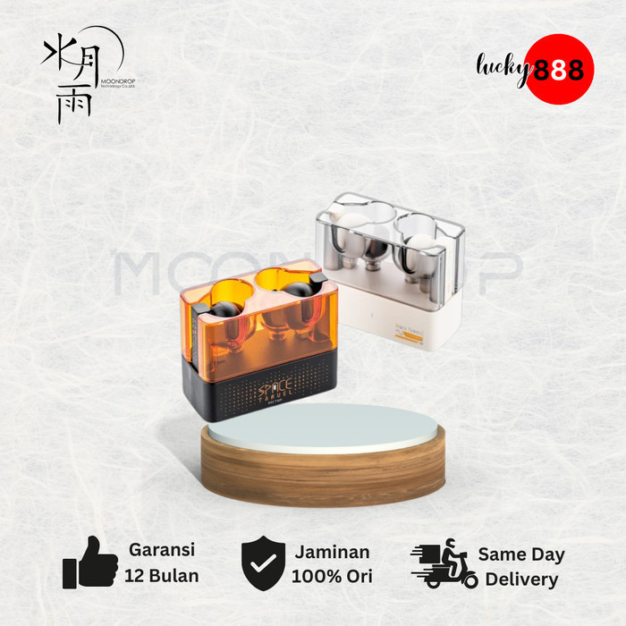 Moondrop Space Travel & Moondrop Block ANC Dynamic Driver TWS True Wireless Earphones - Hitam