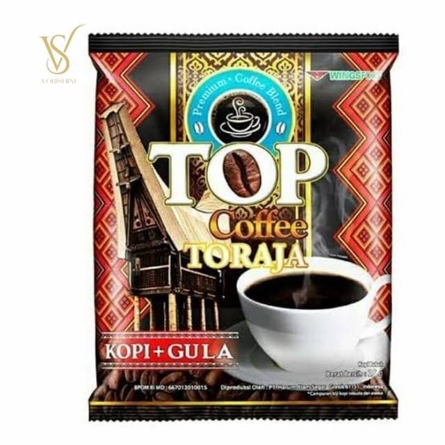 

Top coffe TORAJA kopi + gula isi (10 pcs× 25gr)