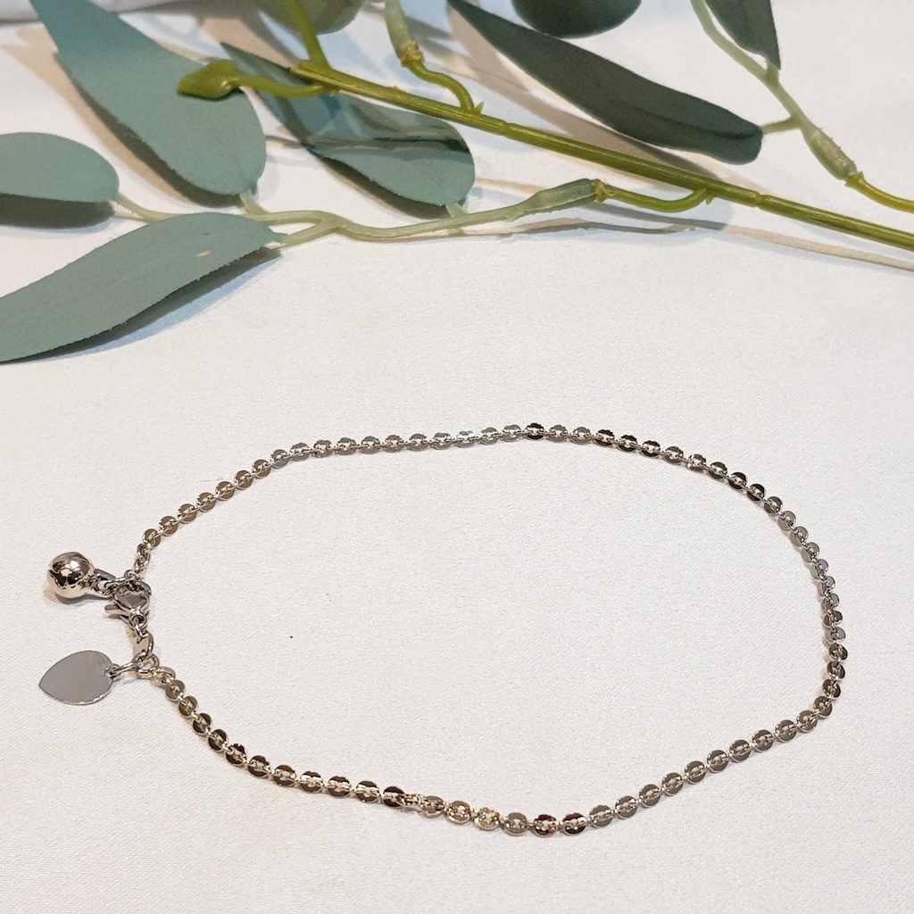 Deux - Gelang Kaki Nori Silver