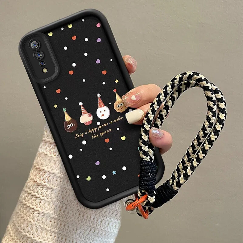 Case Vivo S1 Pro Prime Natal Kartun Gaya sederhana (Without Lanyard)