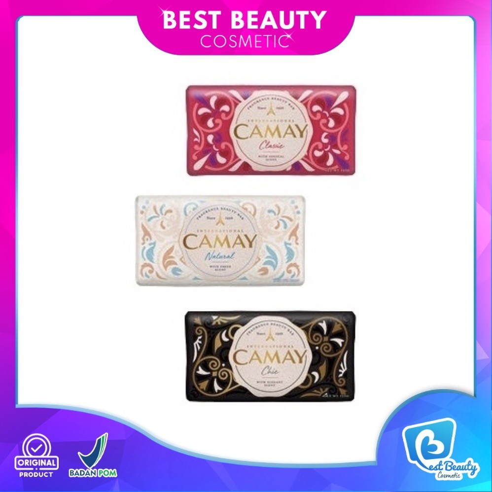 Camay Soap Bar - 125gr - Sabun Batang - Sabun Mandi | Best Beauty Cosmetic