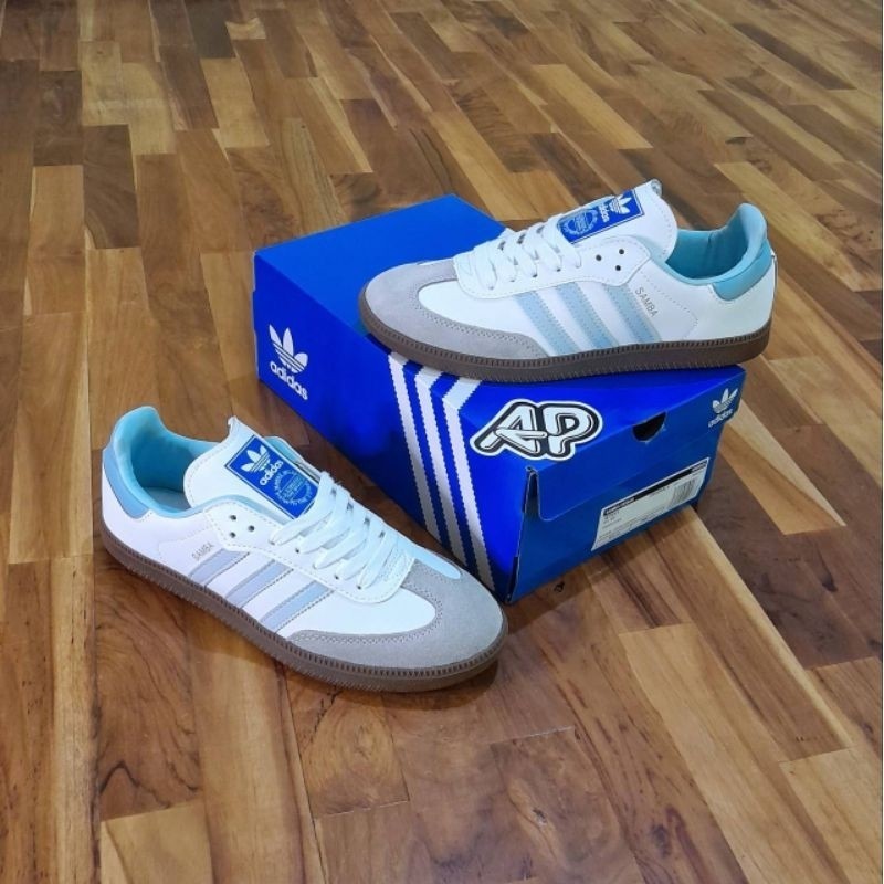 Adidas Samba OG White Blue Gum