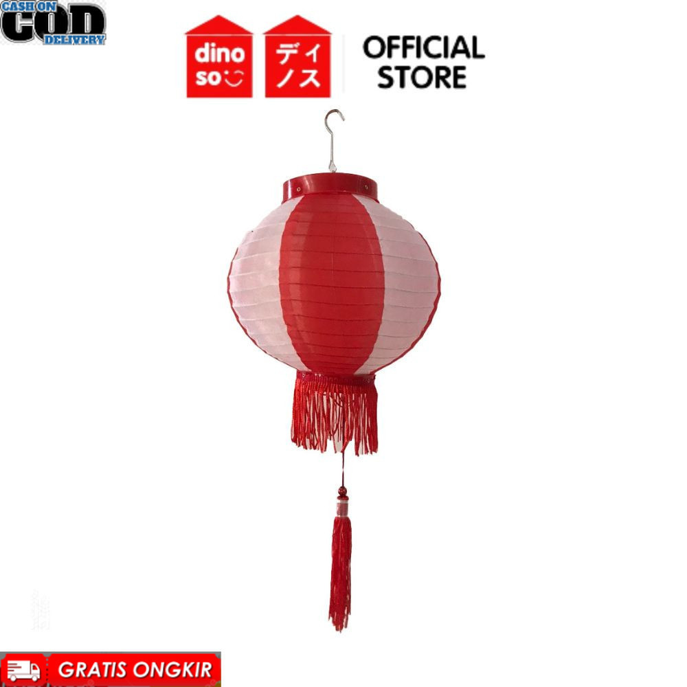 DINOSO Lampion Kain Merah Putih Hiasan 17 Agustus