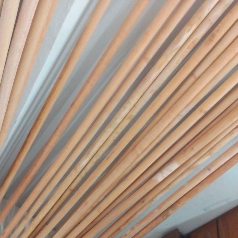 KAYU PRAMUKA Tongkat Pramuka Polos / Toya Kayu Panjang 160 cm Diameter -+ 3 cm