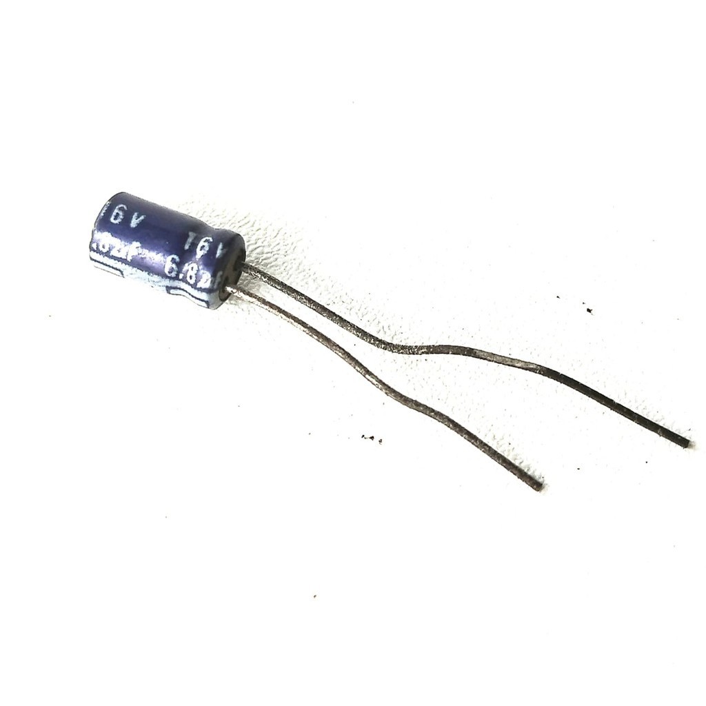 Kapasitor Elco 6,8uf - 16v 6,8uf16v 6,8uf/16v Capacitor