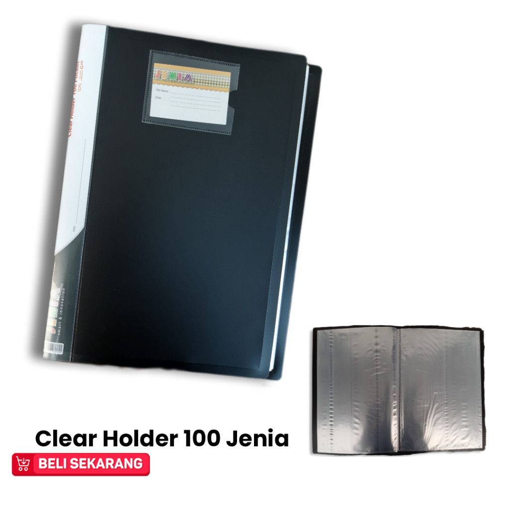 

Map Dokumen Document Keeper 100 lembar Display Book Folio Hitam