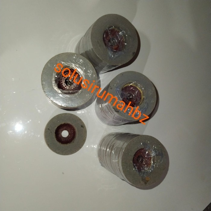 perbiji PVA POLISHING WHEEL grit pilih batu poles spon spongy sponge polish mata gerinda 4" 4 inch p