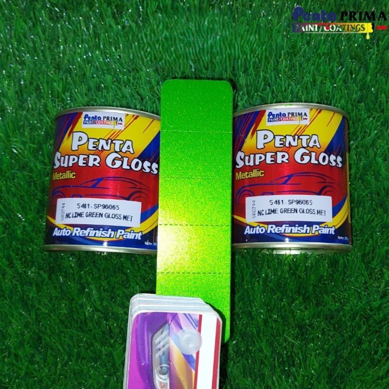 cat penta super gloss metallic nc lime green gloss met SP96065