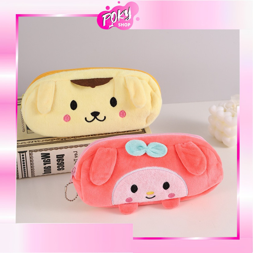 

POKY - S6242 Tempat Pensil Plushy Lucu Karakter / Pouch Kosmetik dan Makeup
