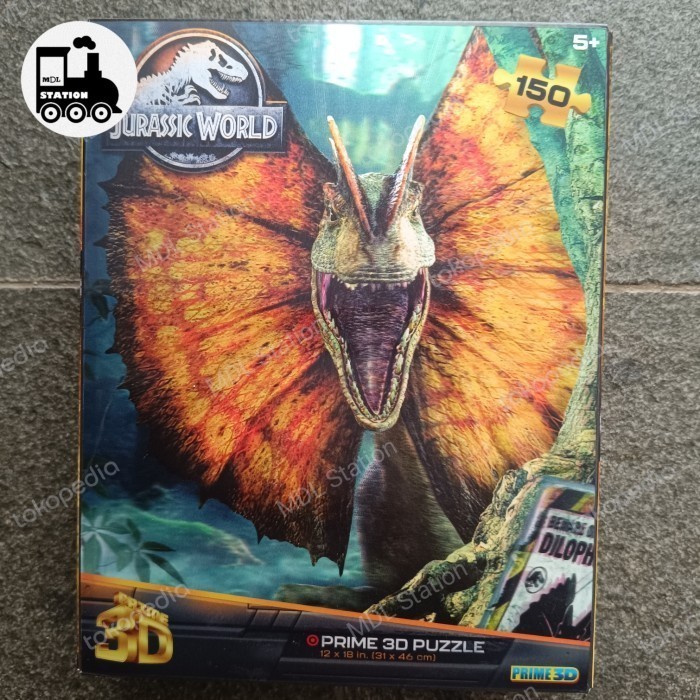 Jurassic World  PRIME 3D PUZZLE 150 Pcs Puzzle Dinosaurus